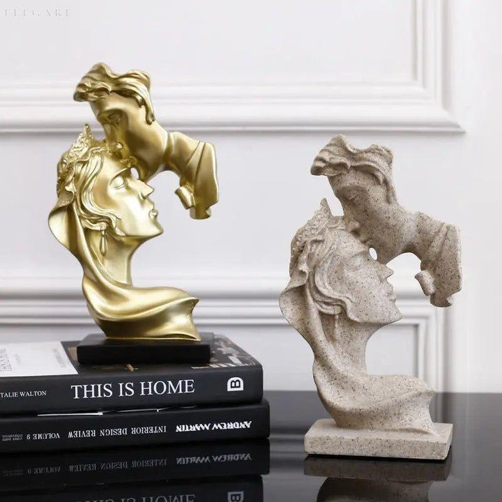 Sweet Kiss - Forehead-kissing Love Couple Statue | Stornfield
