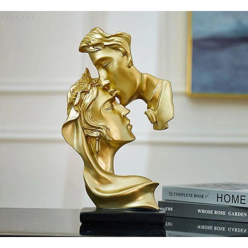 Sweet Kiss - Forehead-kissing Love Couple Statue | Stornfield