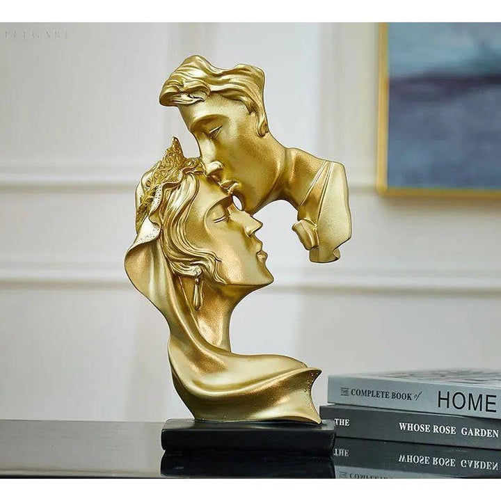 Sweet Kiss - Forehead-kissing Love Couple Statue | Stornfield