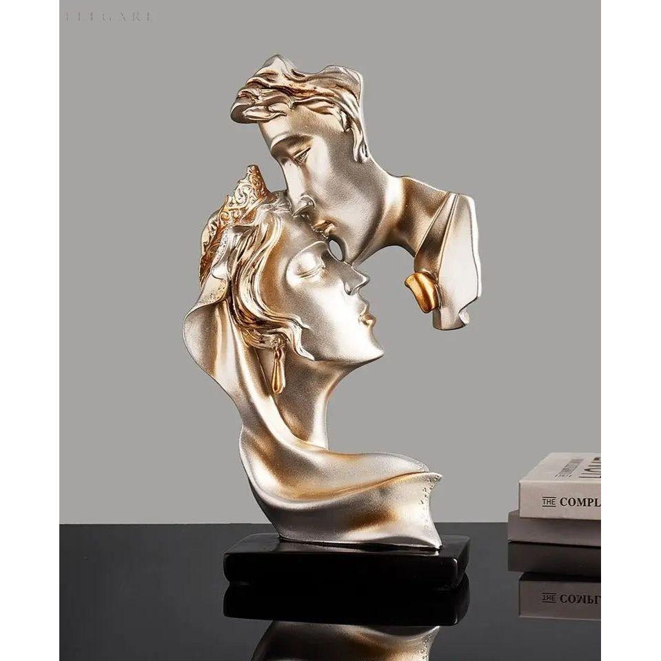 Sweet Kiss - Forehead-kissing Love Couple Statue | Stornfield