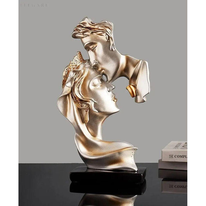 Sweet Kiss - Forehead-kissing Love Couple Statue | Stornfield