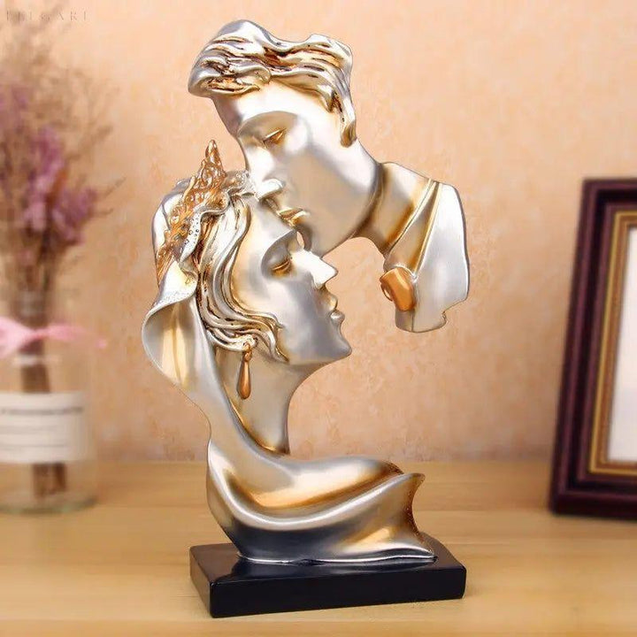 Sweet Kiss - Forehead-kissing Love Couple Statue | Stornfield