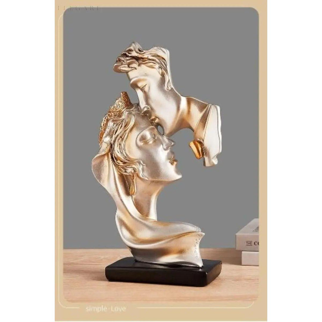 Sweet Kiss - Forehead-kissing Love Couple Statue | Stornfield