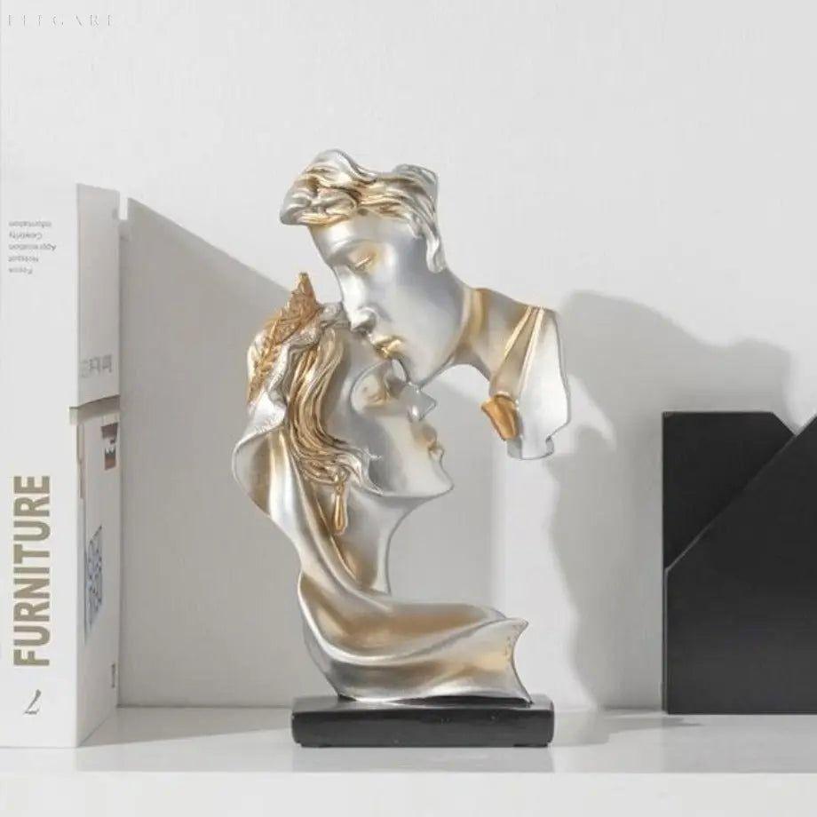 Sweet Kiss - Forehead-kissing Love Couple Statue | Stornfield