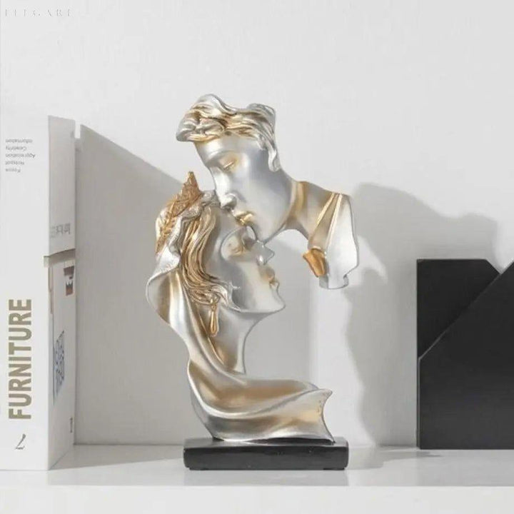Sweet Kiss - Forehead-kissing Love Couple Statue | Stornfield