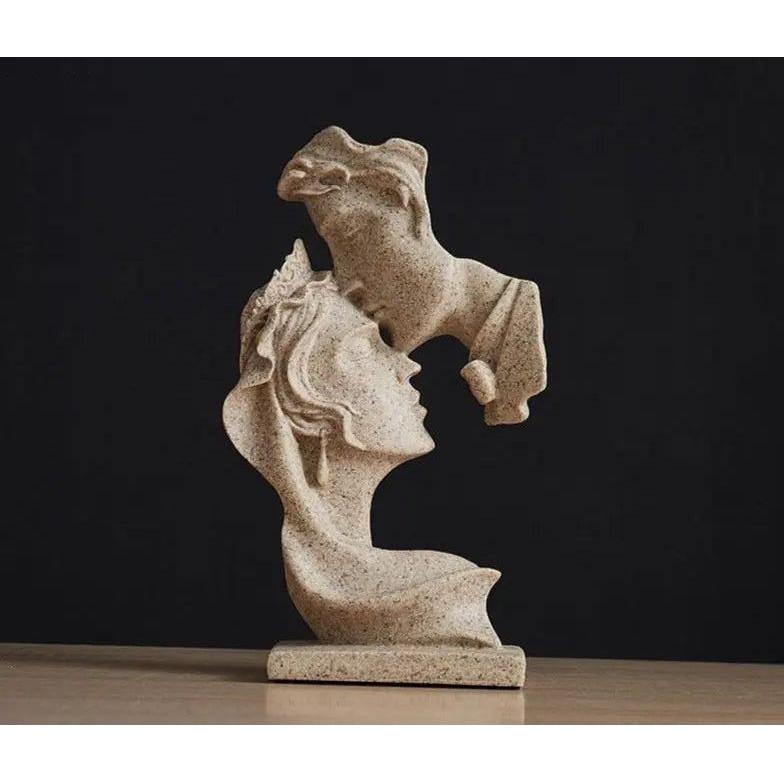 Sweet Kiss - Forehead-kissing Love Couple Statue | Stornfield