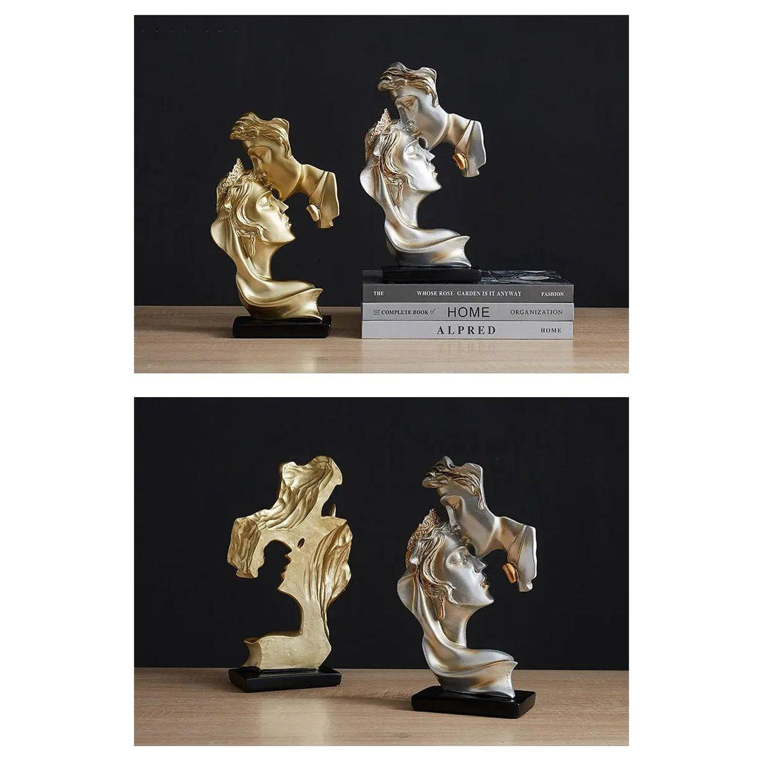 Sweet Kiss - Forehead-kissing Love Couple Statue | Stornfield
