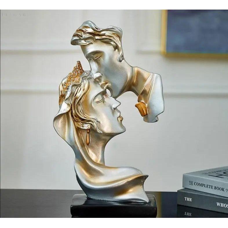 Sweet Kiss - Forehead-kissing Love Couple Statue | Stornfield