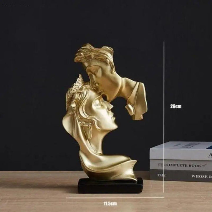 Sweet Kiss - Forehead-kissing Love Couple Statue | Stornfield