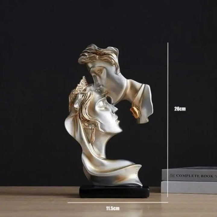Sweet Kiss - Forehead-kissing Love Couple Statue | Stornfield