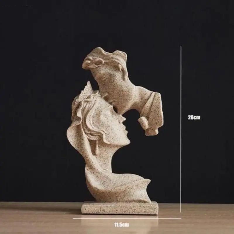 Sweet Kiss - Forehead-kissing Love Couple Statue | Stornfield