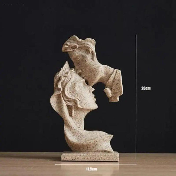 Sweet Kiss - Forehead-kissing Love Couple Statue | Stornfield