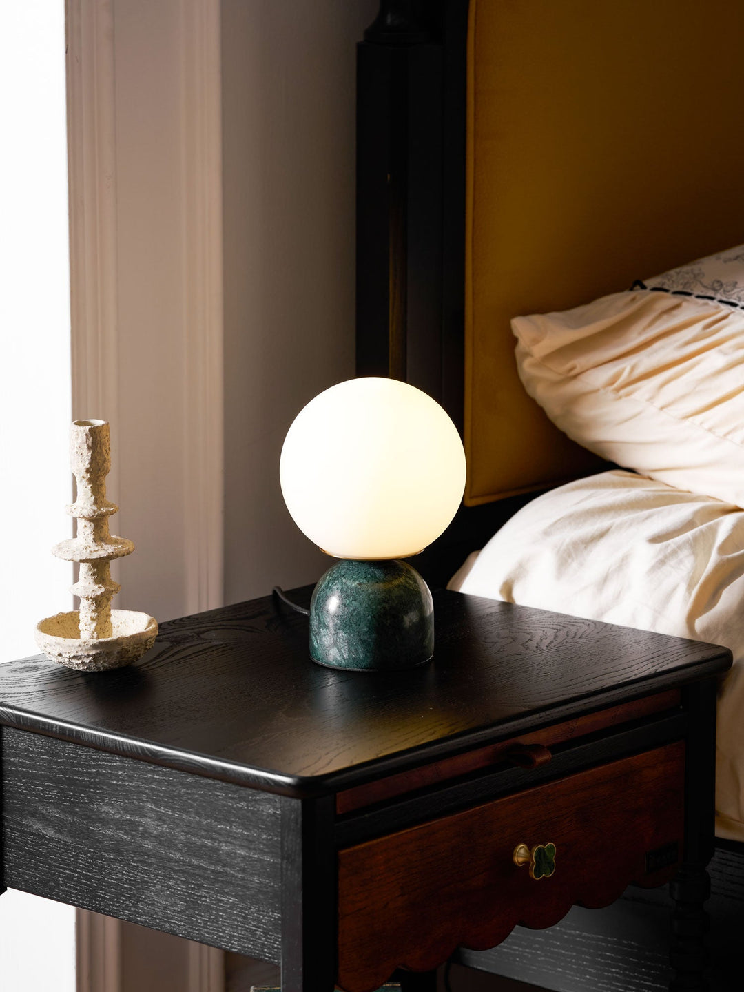Marble Orb Table Lamp | Stornfield