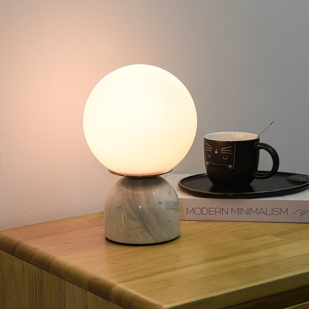 Marble Orb Table Lamp | Stornfield