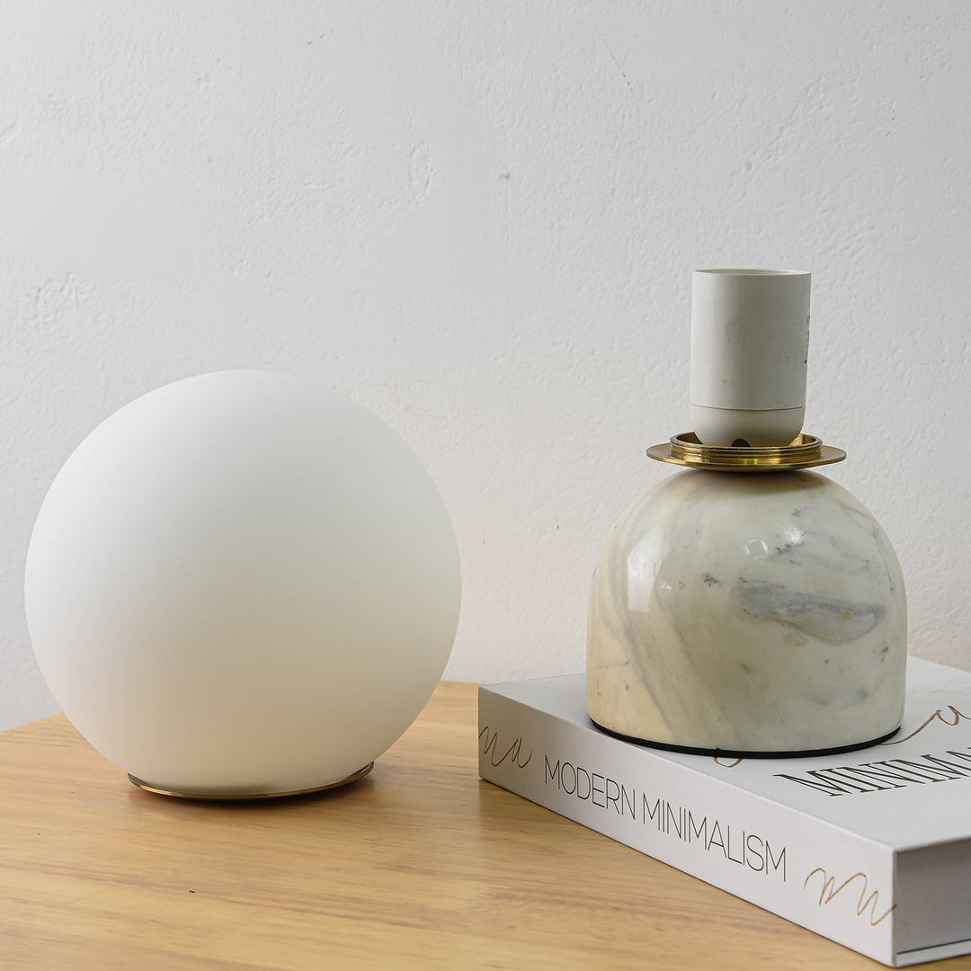 Marble Orb Table Lamp | Stornfield
