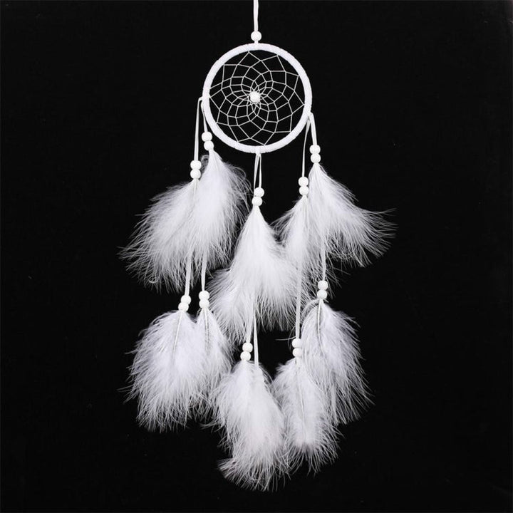 Stornfield | Simple Creative Home Decor Ornaments Dream Catcher Car Pendant (White)