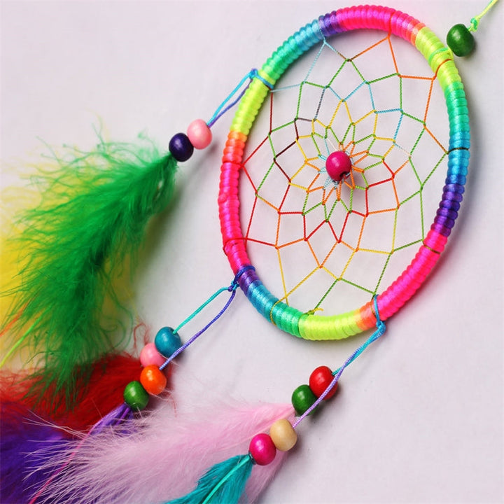 Stornfield | Simple Creative Home Decor Ornaments Dream Catcher Car Pendant (White)