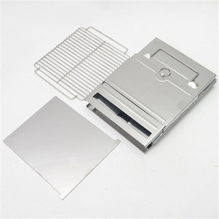 Stornfield | Foldable Stainless Steel Portable Charcoal Grill Outdoor Grill Camping Wood Burning Stove