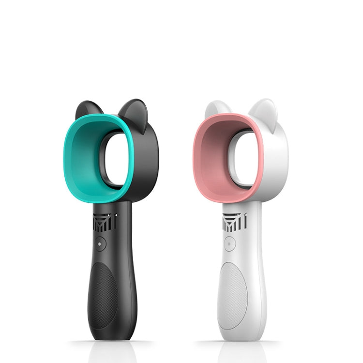 Cartoon Handheld Fan Leafless USB Mini Charging Desktop Portable Fan(White) | Stornfield