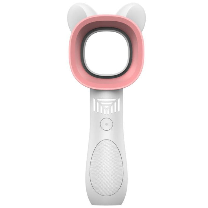 Cartoon Handheld Fan Leafless USB Mini Charging Desktop Portable Fan(White) | Stornfield