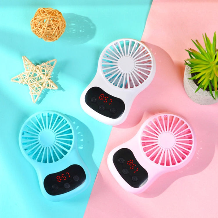 Multifunctional Clock Small Fan Creative Desktop Mini USB Fan(White) | Stornfield