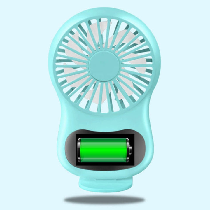 Multifunctional Clock Small Fan Creative Desktop Mini USB Fan(White) | Stornfield