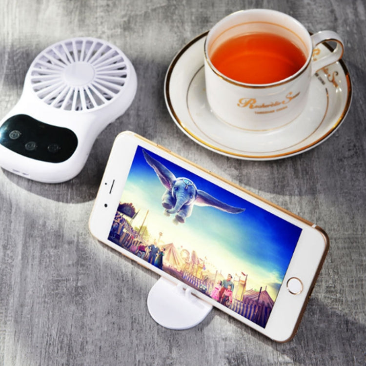 Multifunctional Clock Small Fan Creative Desktop Mini USB Fan(White) | Stornfield