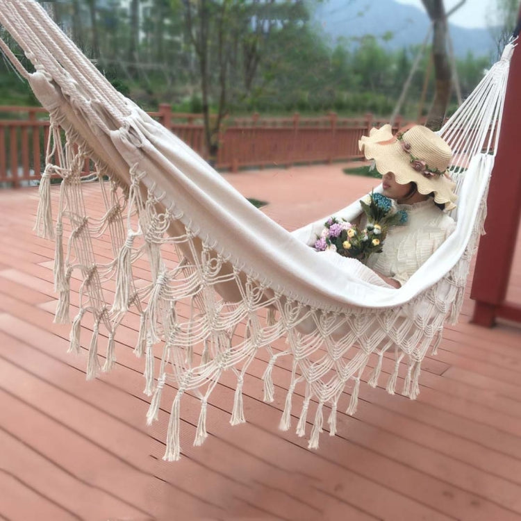 Stornfield | Quast Double Canvas Hammock Outdoor Indoor Photography Accessories, Specification: 200x150cm White
