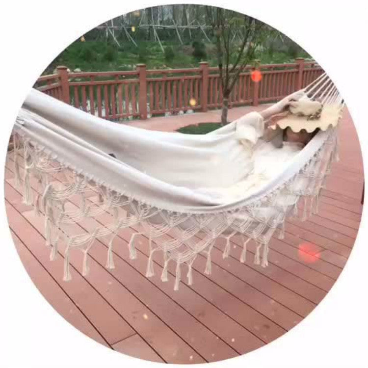 Stornfield | Quast Double Canvas Hammock Outdoor Indoor Photography Accessories, Specification: 200x150cm White