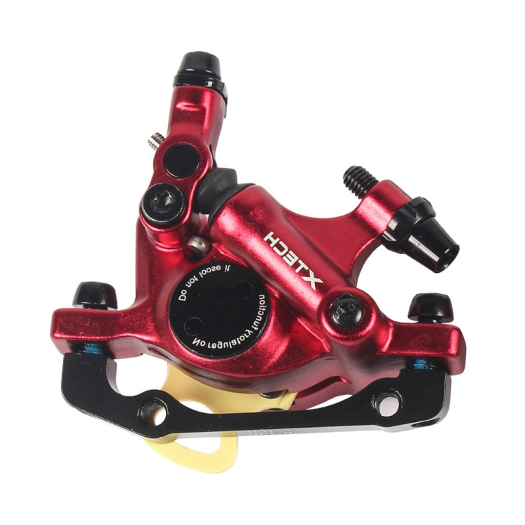 Stornfield | ZOOM HB100 Mountain Bike Hydraulic Brake Caliper Folding Cable Pull Hydraulic Disc Brake Caliper, Style:Front(Red)