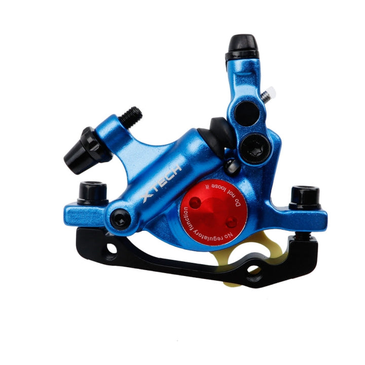 Stornfield | ZOOM HB100 Mountain Bike Hydraulic Brake Caliper Cable Actuated Hydraulic Disc Brake Folding Bicycle Brake Caliper, Style: Front (Blue)