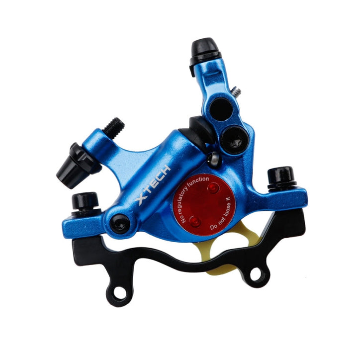 Stornfield | ZOOM HB100 Mountain Bike Hydraulic Brake Caliper Foldable Pull Wire Hydraulic Disc Brake Caliper, Style: Rear (Blue)