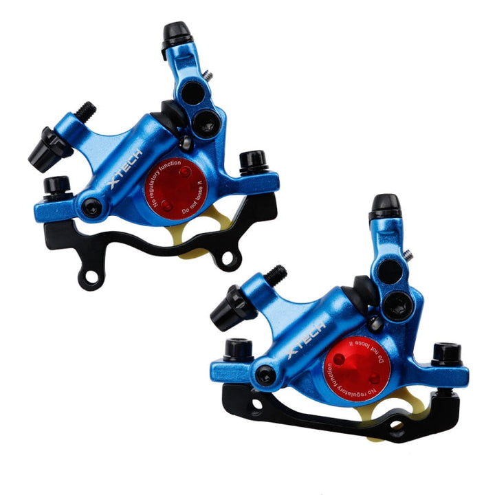 Stornfield | ZOOM HB100 Mountain Bikes Hydraulic Brake Caliper Folding Hydraulic Disc Brake Cable, Style: Front and Rear (Blue)