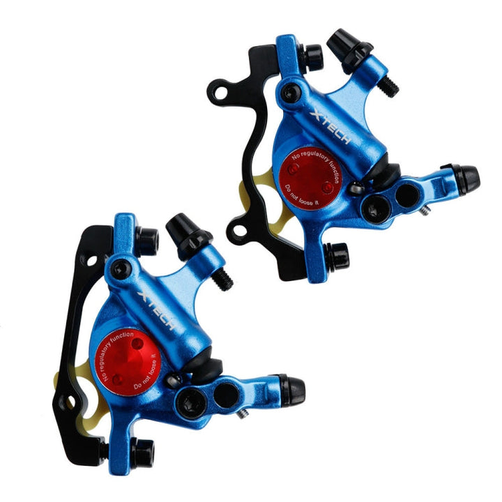 Stornfield | ZOOM HB100 Mountain Bikes Hydraulic Brake Caliper Folding Hydraulic Disc Brake Cable, Style: Front and Rear (Blue)