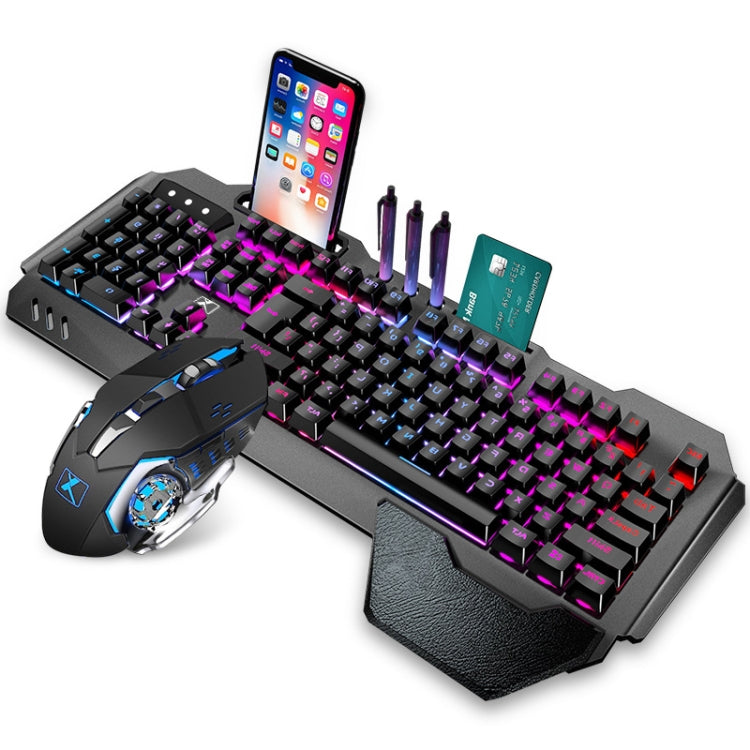 Stornfield | K680 RGB Rechargeable Gaming Wireless Keyboard and Mouse Set (Black)