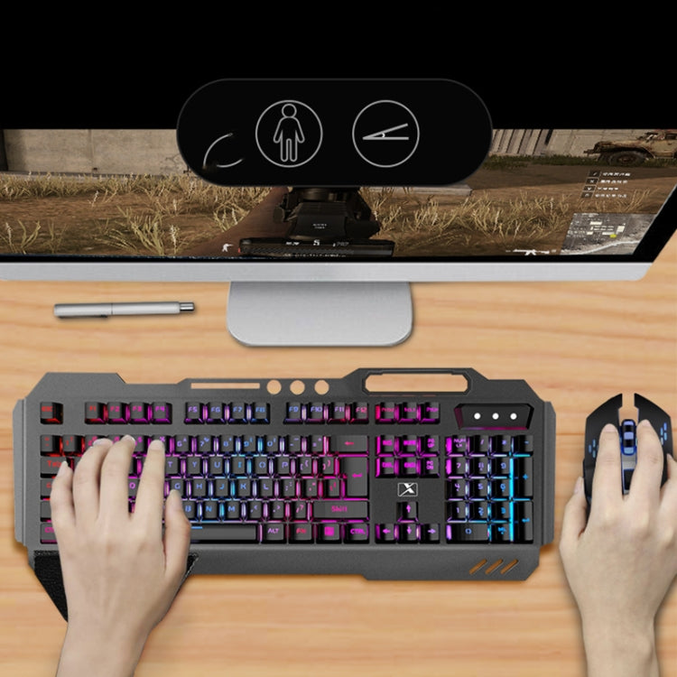 Stornfield | K680 RGB Rechargeable Gaming Wireless Keyboard and Mouse Set (Black)
