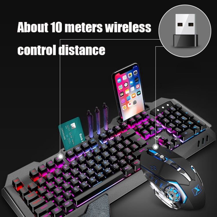 Stornfield | K680 RGB Rechargeable Gaming Wireless Keyboard and Mouse Set (Black)