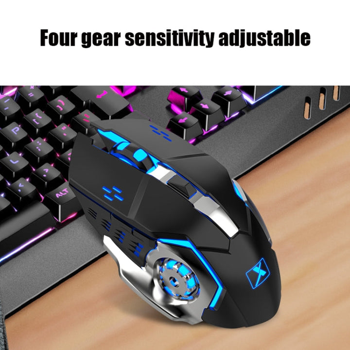 Stornfield | K680 RGB Rechargeable Gaming Wireless Keyboard and Mouse Set (Black)