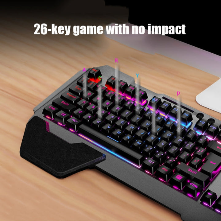 Stornfield | K680 RGB Rechargeable Gaming Wireless Keyboard and Mouse Set (Black)