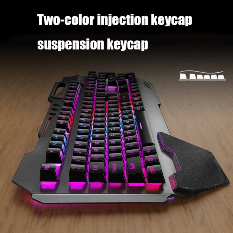 Stornfield | K680 RGB Rechargeable Gaming Wireless Keyboard and Mouse Set (Black)