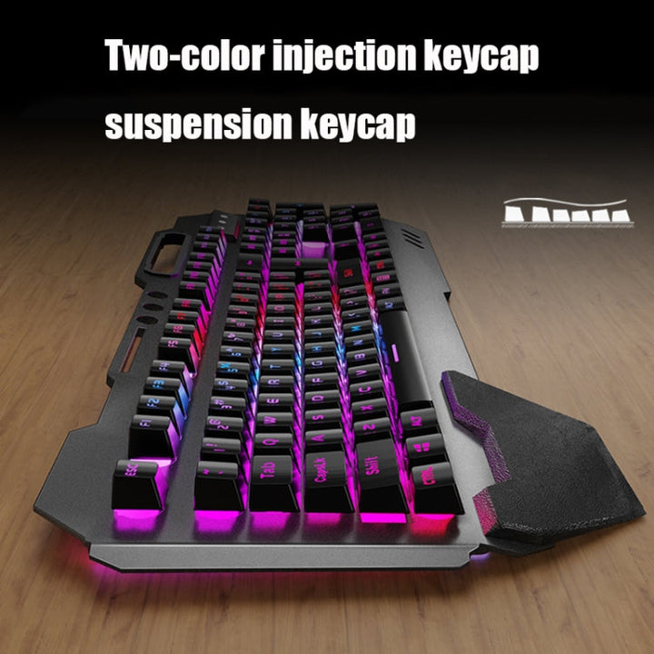 Stornfield | K680 RGB Rechargeable Gaming Wireless Keyboard and Mouse Set (Black)