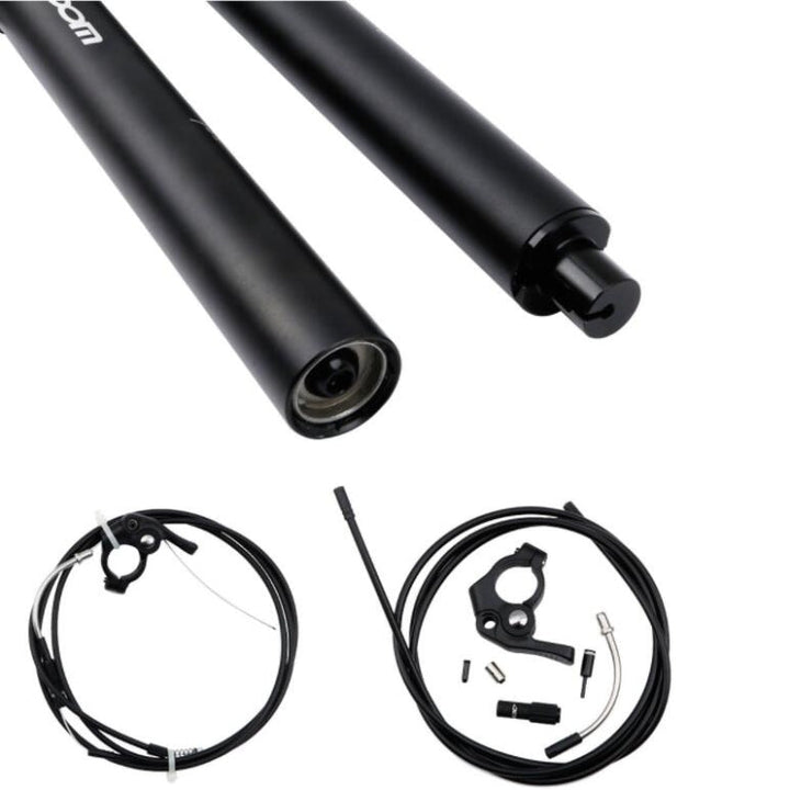 Stornfield | ZOOM Mountain Bike Cable Controlled Hydraulic Seatpost, Size: 30.9mm, Specification: 400mm Internal Routing