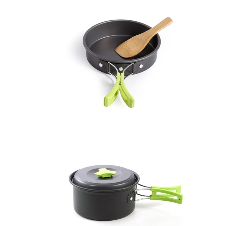 Stornfield | Camping Dinnerware Outdoor Cookware Set (Green)