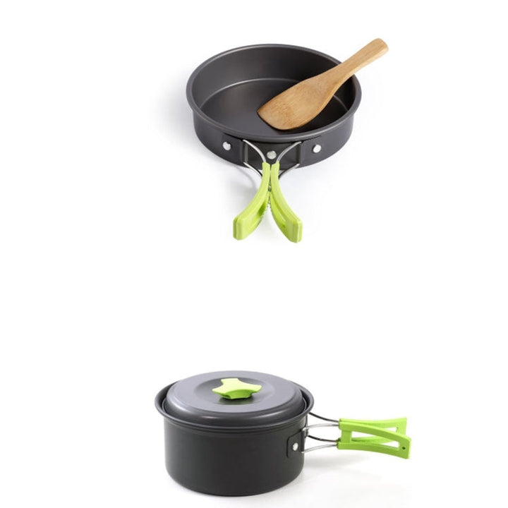 Stornfield | Camping Dinnerware Outdoor Cookware Set (Green)