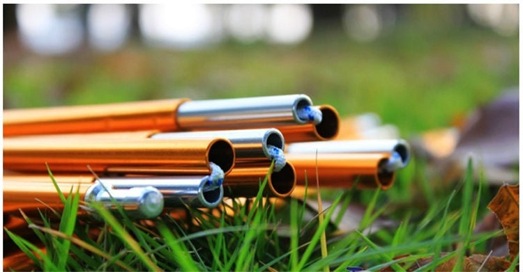 Stornfield | 2 Pcs Outdoor Camping Tent Poles Aluminum Alloy Tent Bars Tent Support Poles Tent Accessories