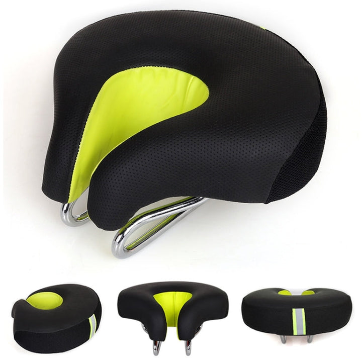 Stornfield | Integrated Mountain Bike Seat with Thick Soft Padding (Green)