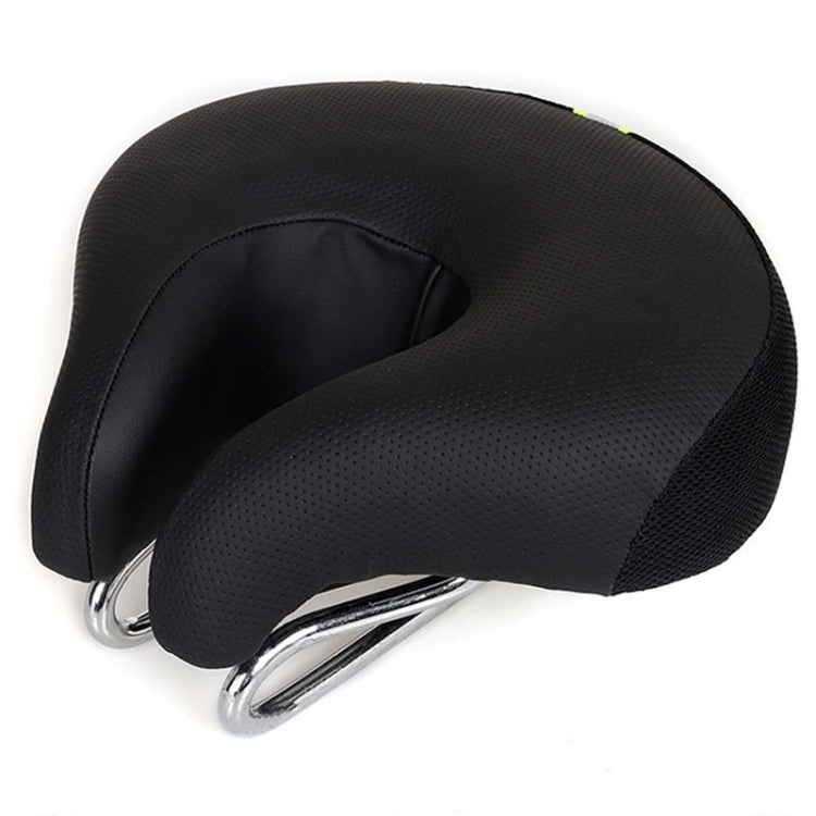 Stornfield | Noseless Bicycle Saddle Mountain Bike Thick Soft Padding (Black)