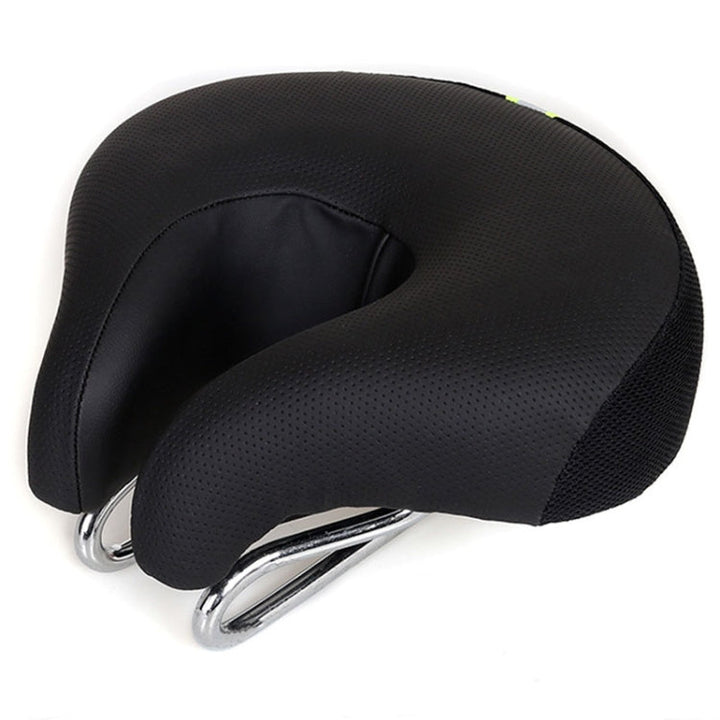 Stornfield | Noseless Bicycle Saddle Mountain Bike Thick Soft Padding (Black)