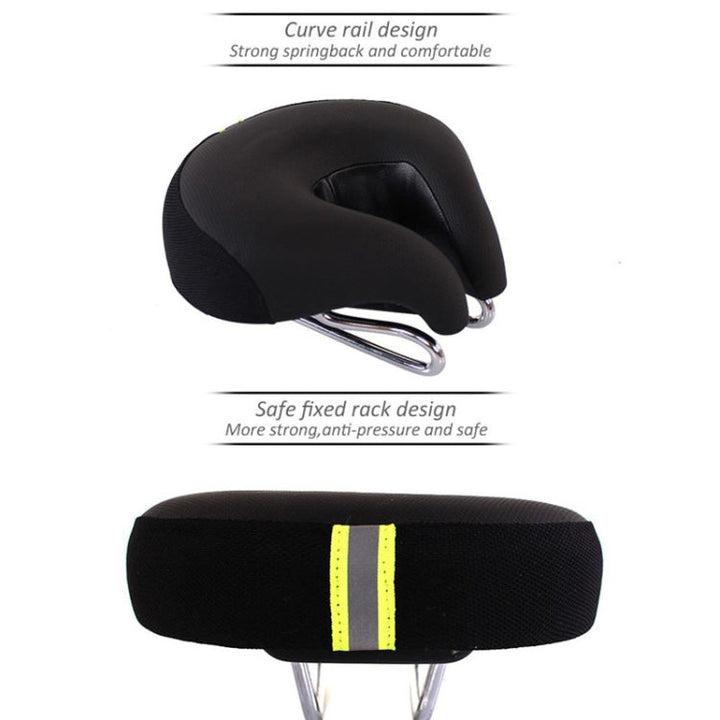 Stornfield | Integrated Mountain Bike Seat with Thick Soft Padding (Green)