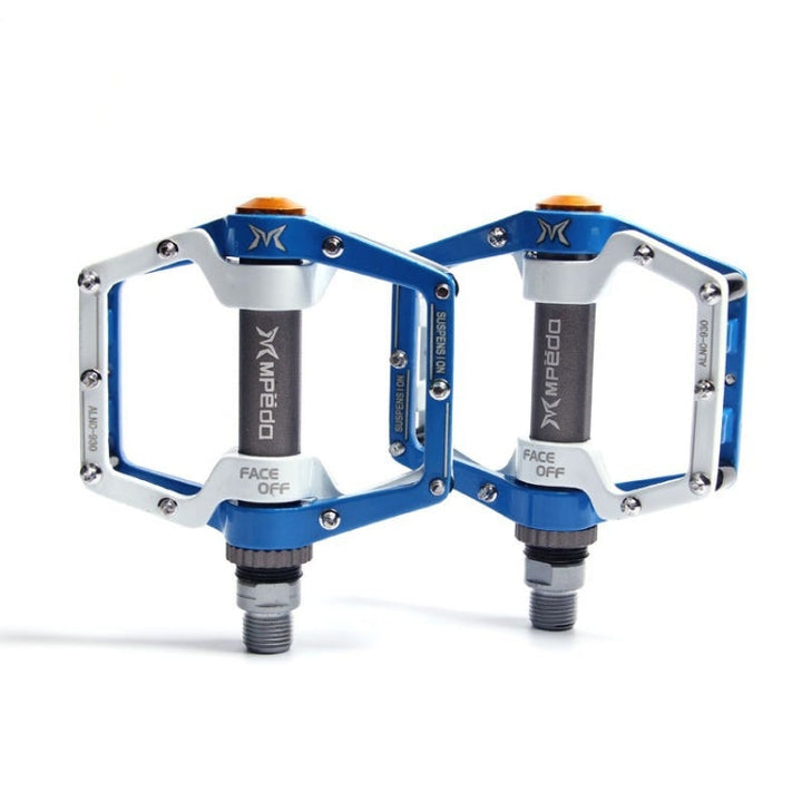 Stornfield | MPEDA Ultra-Lightweight Non-Slip Aluminum Alloy Platform MTB Pedals, Size: 930(White Blue)